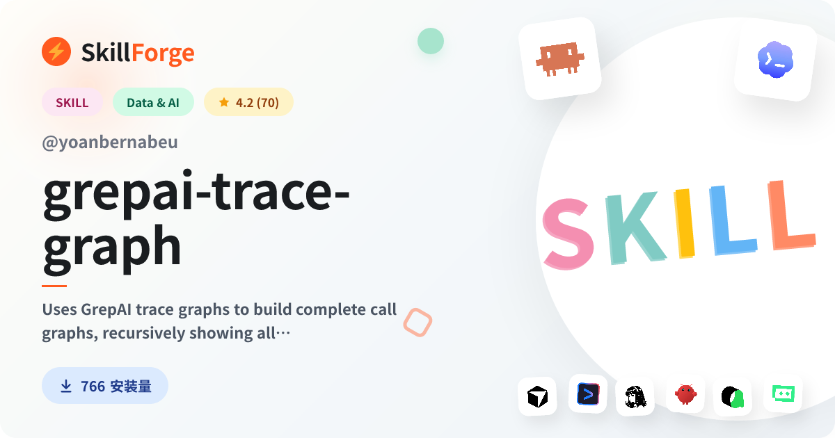 grepai-trace-graph · grepai — SkillForge
